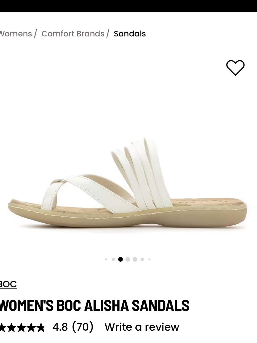 B.O.C Womens Alisha Sandals - Picture 5 of 7
